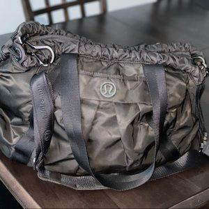 Lululemon black duffle bag